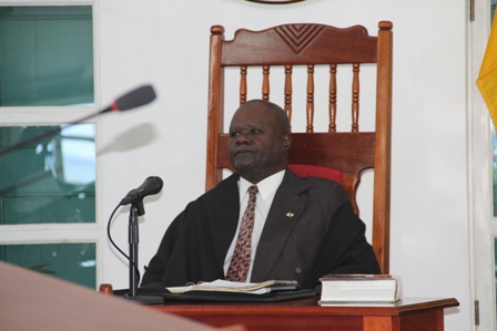 President of the Nevis Island Assembly Hon. Farrell Smithen